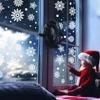 Christmas Decoration Snowflakes Electrostatic Stickers Window Glass Stickers Snowflakes Window Stickers Christmas