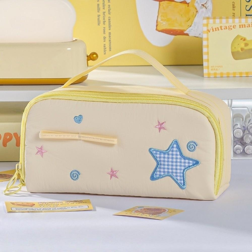 Schreibtischaufbewahrung Koreanischer Stil Federmäppchen Stoff Schreibwarentasche Schreibwarenhalter