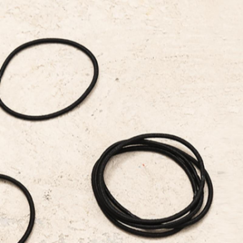 Daiso No Tip Thin Hair Straps  Pack Of 16