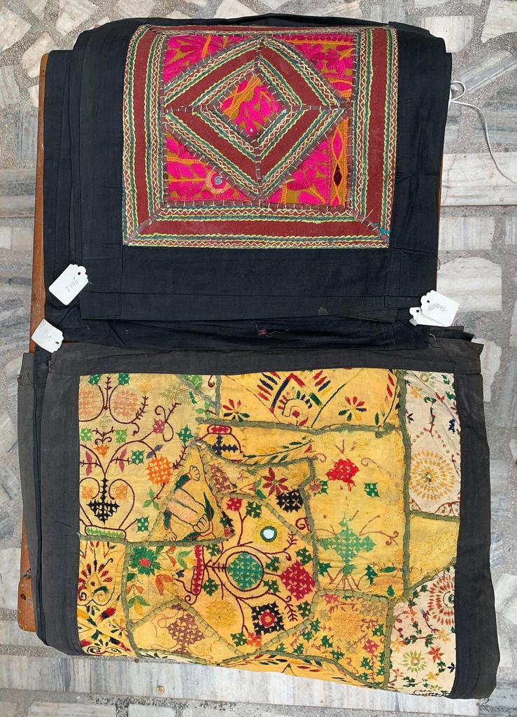 Vintage Altbestand Kissenbezug für Sofa - Ethnische Indische Patchwork-Stickerei