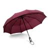 Fully automatic 10-bone vinyl umbrella folding men's and women's umbrellas sunshine and rain dual-purpose three-fold umbrella umbrella