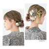 SOUBIEN Hair Accessory Set for Coming-of-Age Ceremony, Graduation, Kimono - Mizuhiki, Tsumami Zaiku, Cherry Blossoms, Chrysanthemums, Kumihimo,