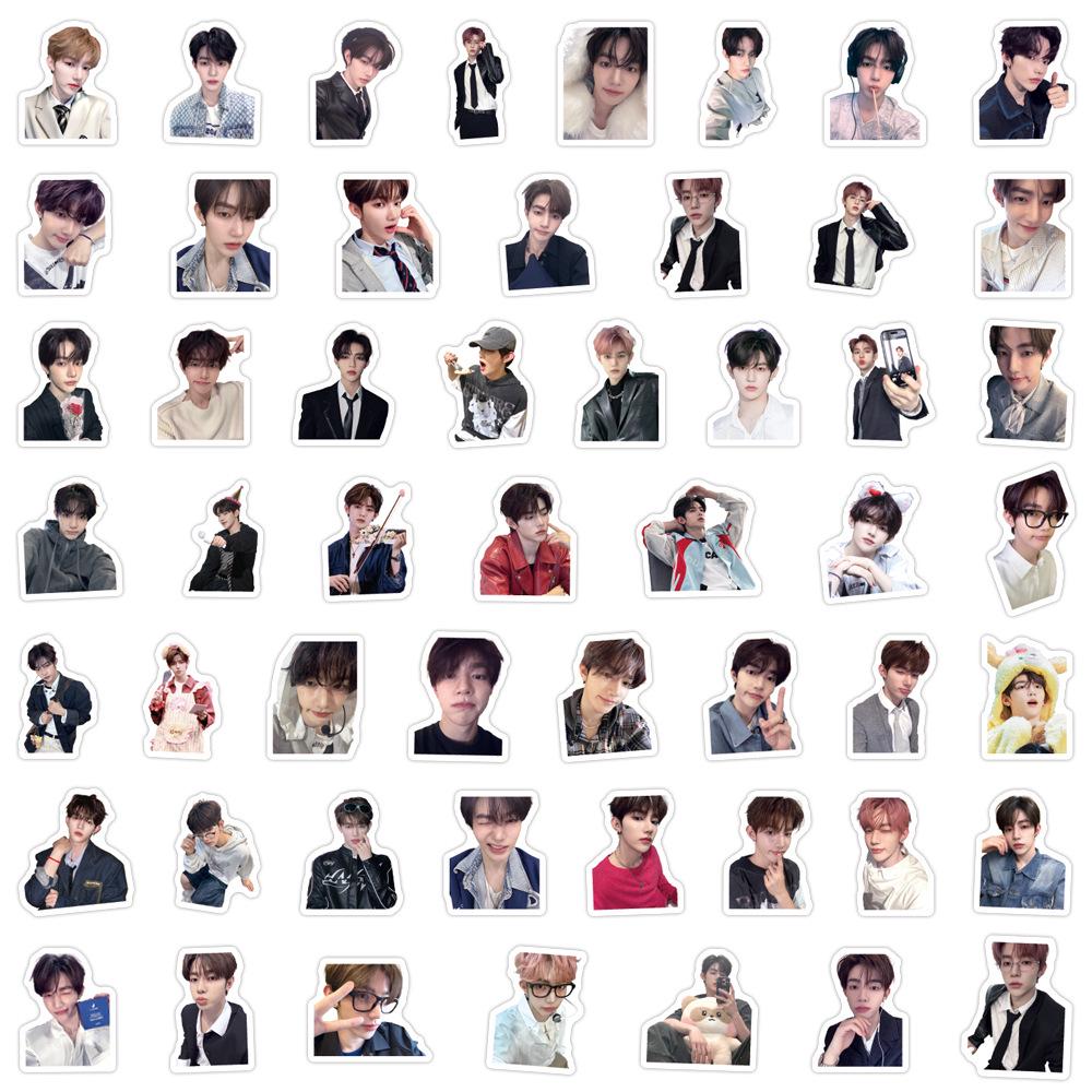 100 Sheets Korean Star ZB1 Zhang Hao Stickers for Journals, DIY Projects, Phones, and Laptops