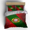 Portugal Flag Pattern Bedding Bedding Duvet Cover Set Duvet Cover Pillowcases  (1 * Duvet Cover 2 * Pillowcases, Without Duvet Insert)