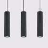 Lampa Wisząca Amber 3 Gu10 Czarny Alu Lumilo 15.675.75