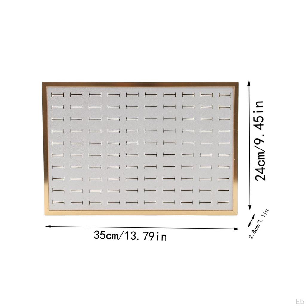 Earring and Ring Display Organizer for Jewelry Storage Photography