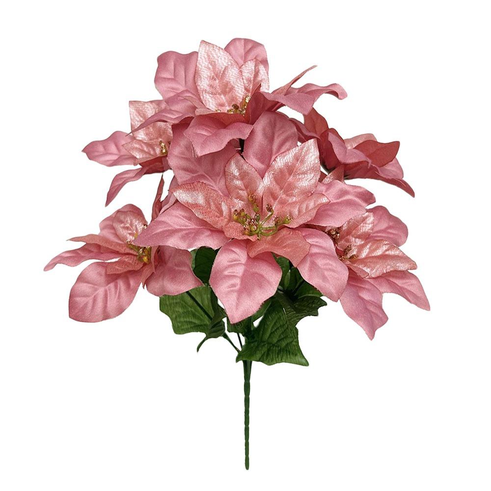 Золотой Красный Искусственный Рождественский Цветок Золотая Луковая Ткань Украшение Рождественские Цветочные Букеты Фото Реквизит DIY Рождественские Цветочные Букеты