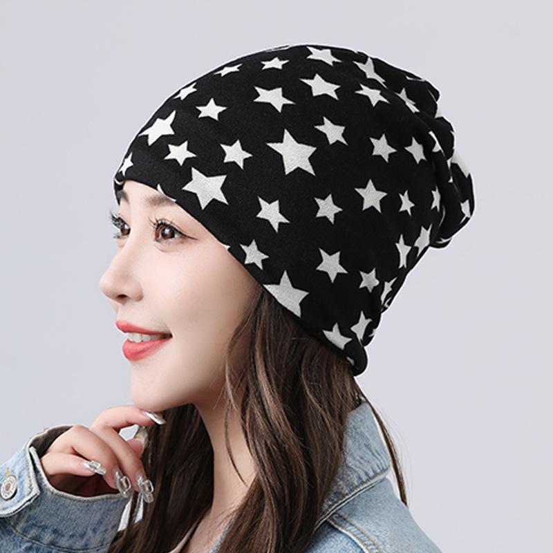 Autumn & Winter Multifunctional Double-Layer Twisted Neck Scarf Hat Mask