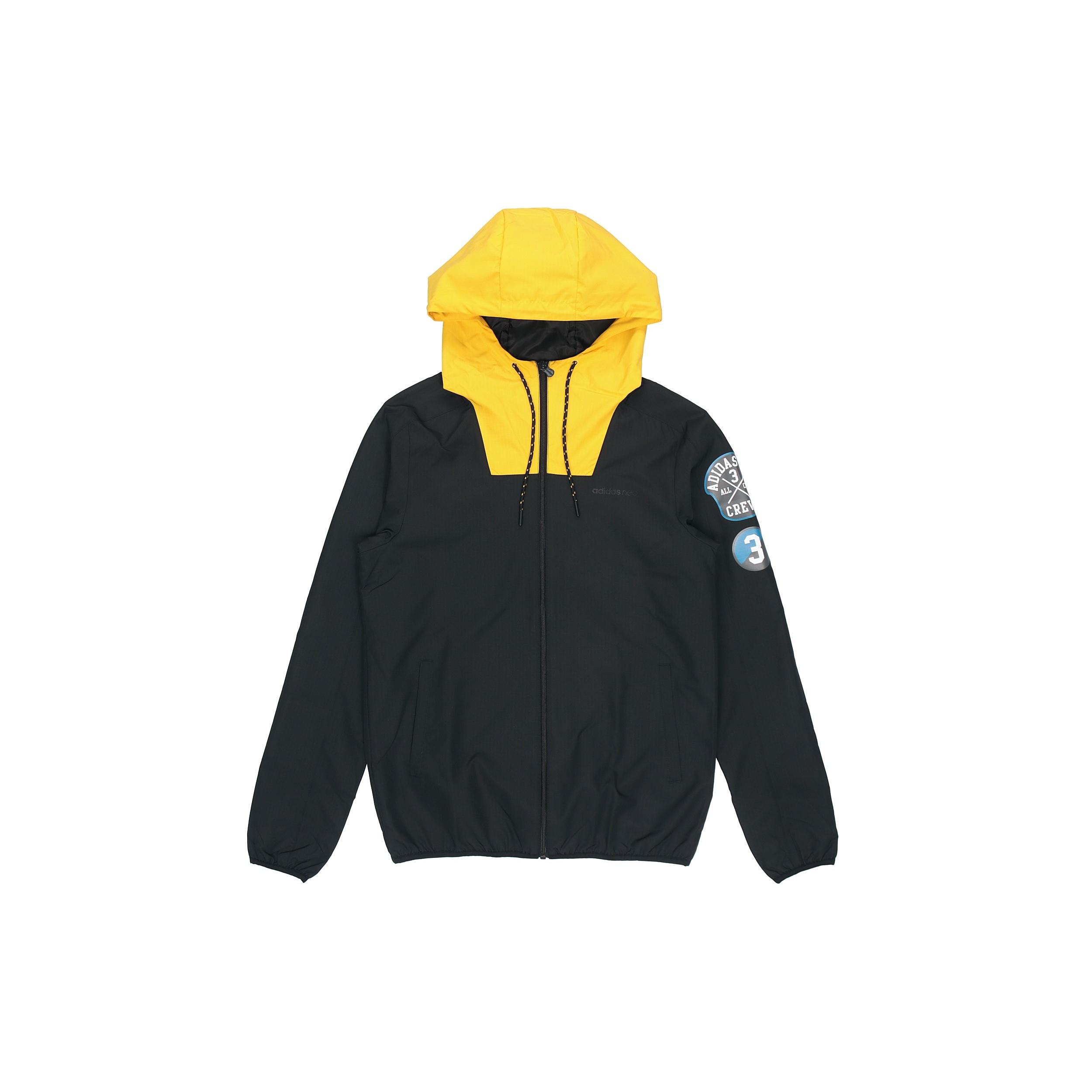 Men s adidas neo SV WB Sports Black Jacket FK5816 L