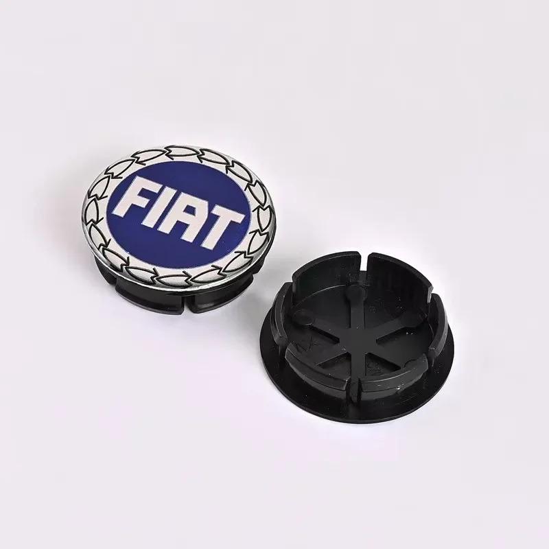 4pcs 50mm 60mm For Fiat 500 Car Wheel Center Hub Original Rim Cap Cover Emblem Badge Auto Styling Accessories