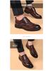 Men's Spring Business Brogue Leather Shoes - Genuine Leather Hollow Sandals
