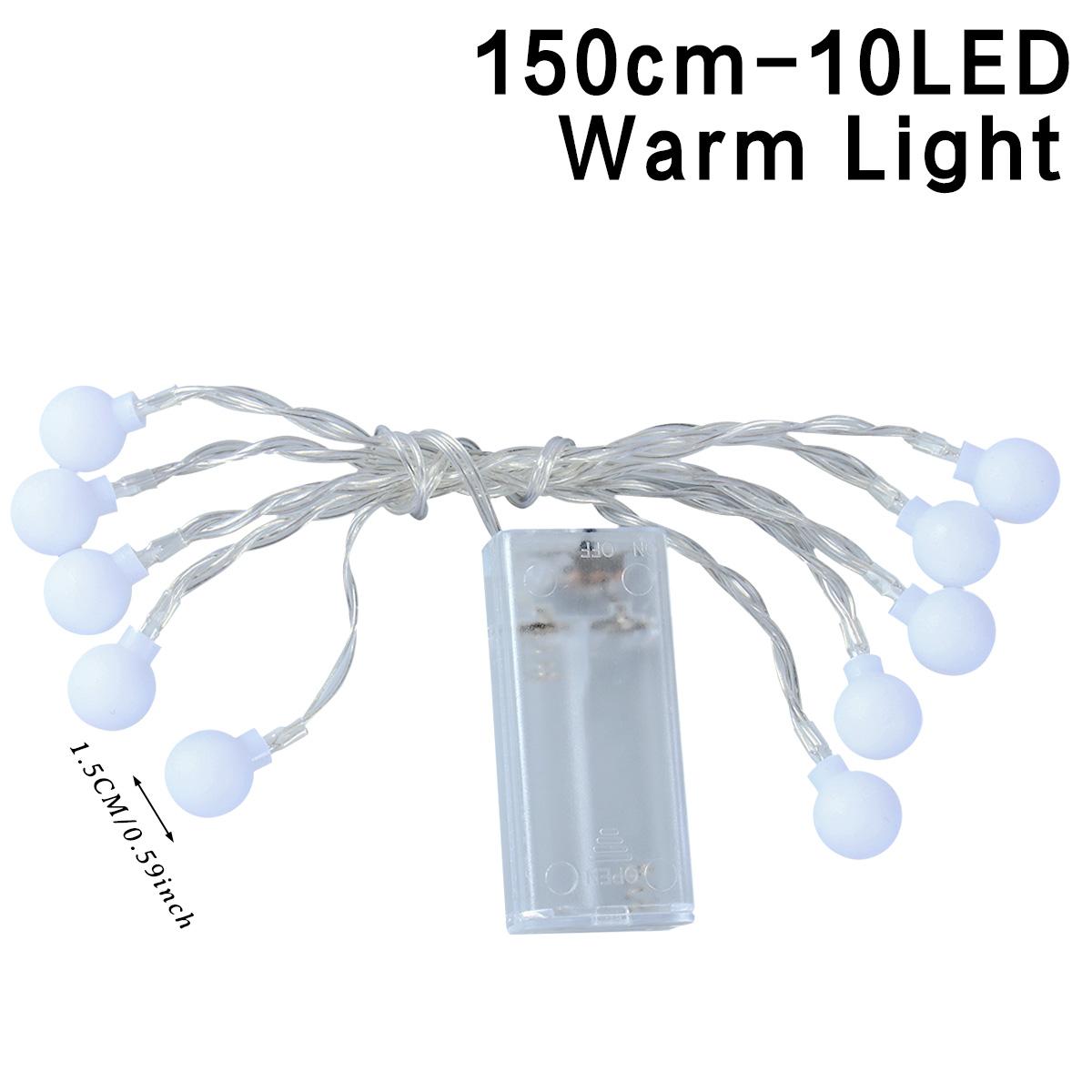 

Светодиодные гирлянды, рождественские гирлянды для свадьбы, сказочные гирлянды, наружные украшения для сада, шаровые светильники, питание от батареек