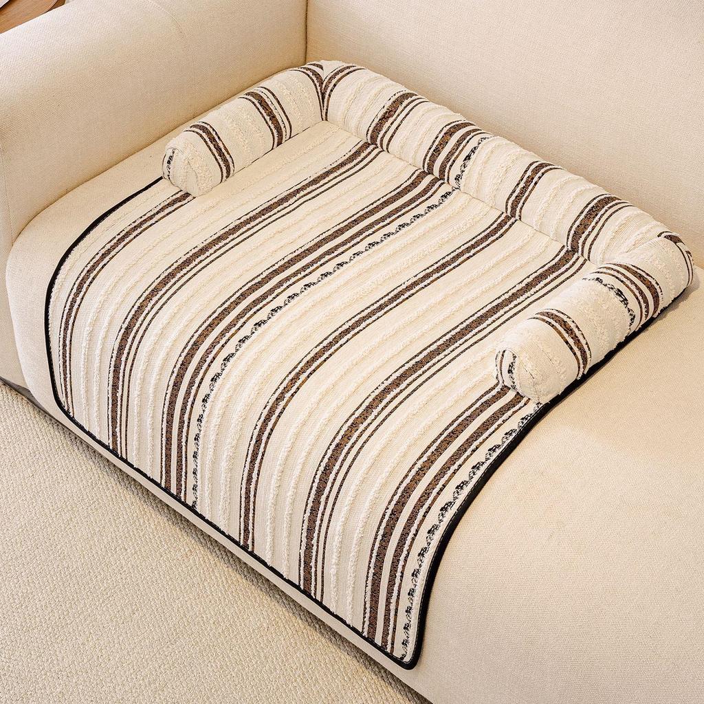Plush Anti-Scratch Non-Slip Pet Mat for Cats & Dogs - Thickened Sofa Dog Bed