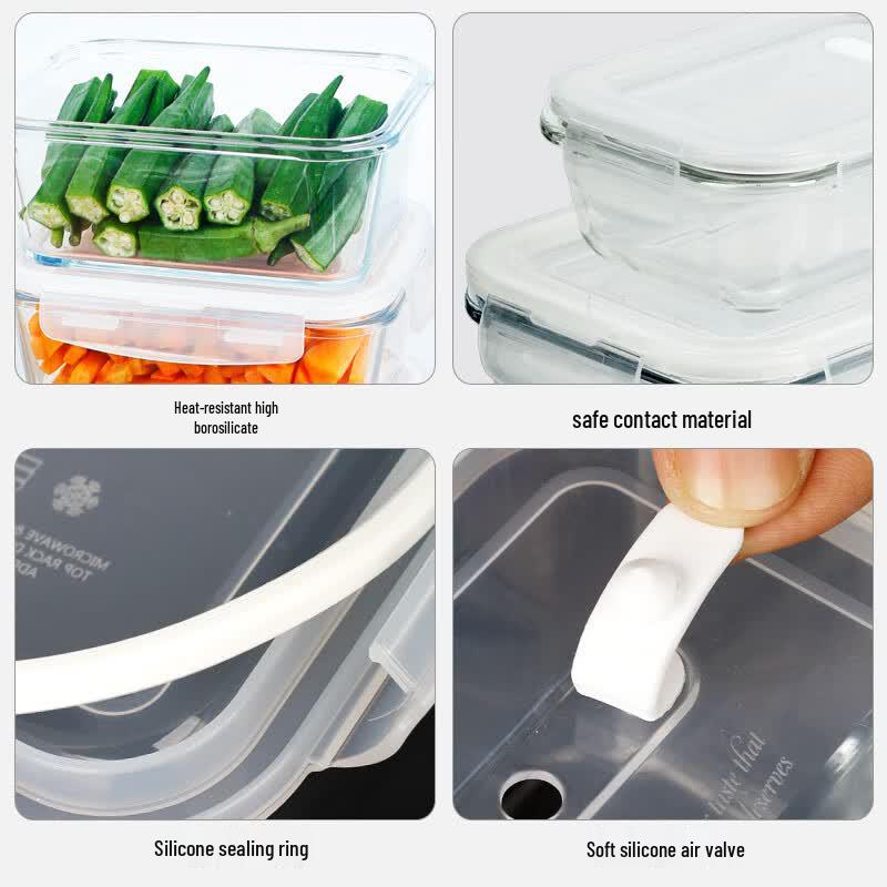 Chuangde Heat-Resistant Glass Lunch Box