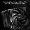 be quiet! CPU Cooler BK042 PURE ROCK PRO 3 Black Air Cooling Intel Core Ultra (LGA1851) AMD AM5 Compatible Domestic Authorized Distributor Product BK0