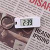 Mini Electronic Clock Keychain Digital Led Time Display Student Rectangle Watch Portable Wall Clock Keyring For Bag Backpack