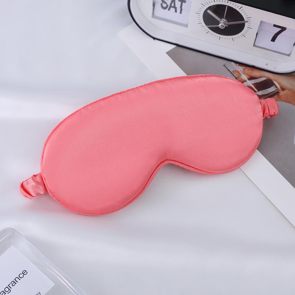 Double-Sided Mulberry Silk Eye Mask with Custom Logo - Light Blocking, Ideal for Travel