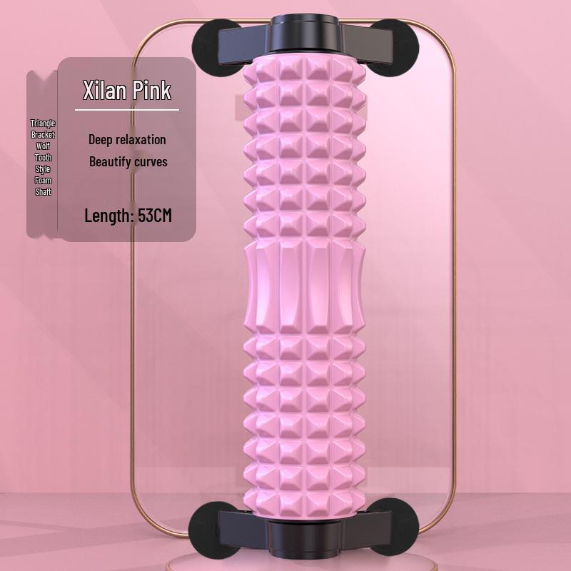 Absorbable Foam Roller Stand for Muscle Relaxation and Meridian Dredging Yoga Exercises.