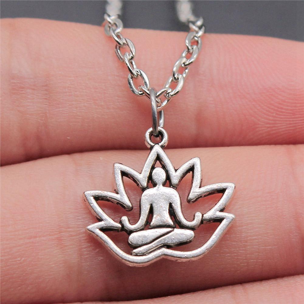 OM Jógový náhrdelník na krk 43cm řetízek Dámské šperky Plážové Boho věci