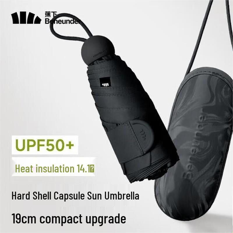 Beneath the Banana Tree Five-Fold Black Glue Capsule UV Protection Umbrella