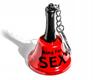 Brelok Do Kluczy Dzwoneczek Dzwonek Ring For Sex Czerwony Prezent