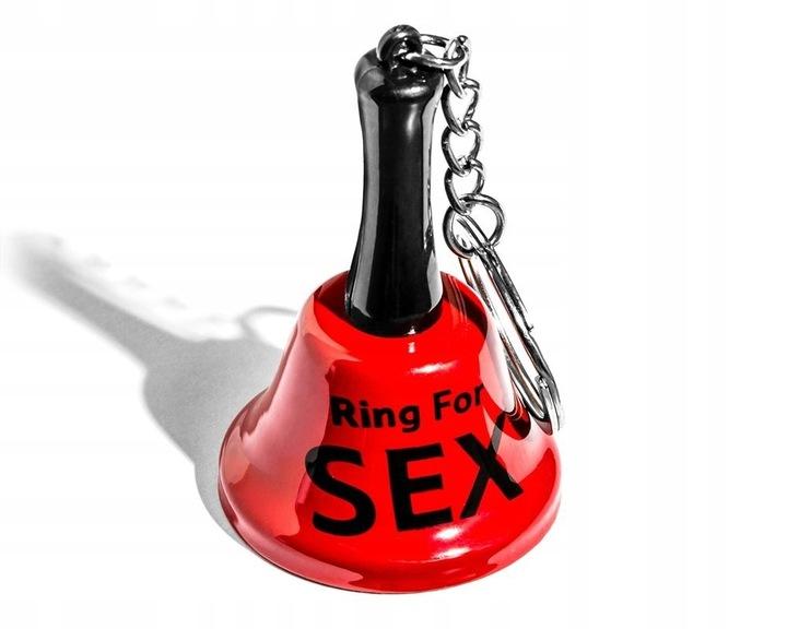 Brelok Do Kluczy Dzwoneczek Dzwonek Ring For Sex Czerwony Prezent