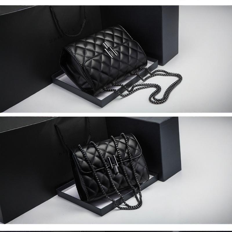 Bag New Women's Bag Rhombus Chain Bag Fashion Versatile Shoulder Crossbody Bag Shoulder Bag Small Bag