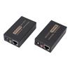 VGA Extender 328ft HD Plug and Play VGA Transmitter and Receiver HDB15 F RJ45 Sound DC3.5 Interface US Plug