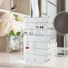 HX6F Multipurpose Acrylic Beads Display Stand Elegant Beads Storage Organizers Holder
