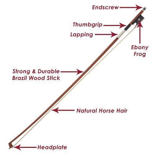 Forenza FA05VNA Archet pour Violon 4/4 Marron