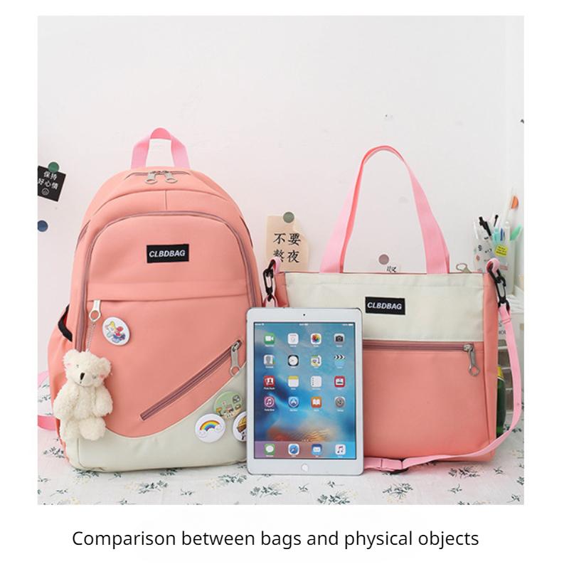 Schulranzen für Oberstufenschülerinnen und Mädchen, leichte, vielseitige Rucksäcke, große Kapazität, Campus-Büchertasche, trendige Mittelschülerinnen