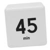 Countdown-Timer Würfeldesign Mehrere Zeiteinstellungen 5 15 25 45 Minuten Lern-Timer für Schüler Weiß