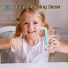 5 Pieces Useful L-Shaped Hiccup Straw PP Reusable Belch Stopper Straw Effective Universal Drink Straw Elderly