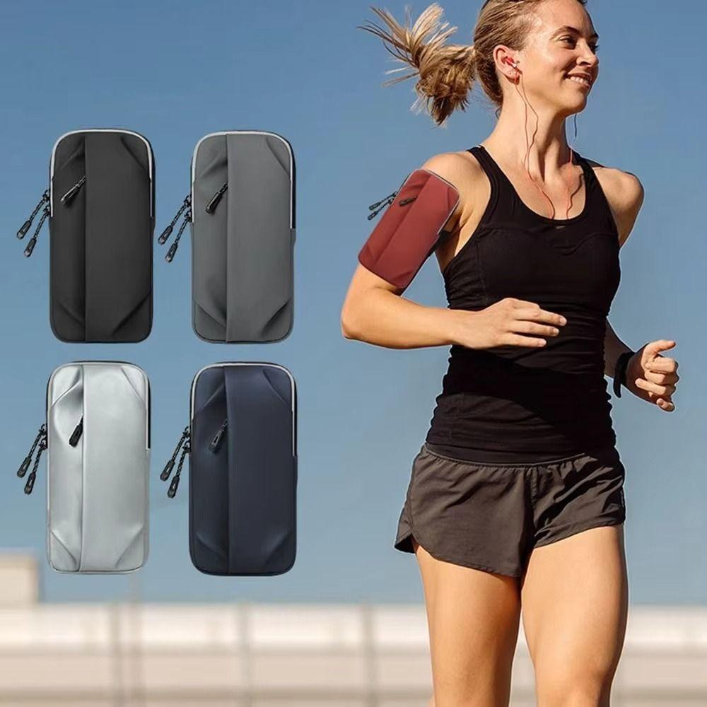 Elastic Sports Wrist Pack Waterproof Running Chest Bag Mobile Phone Arm Bag  Night Run Jogging