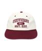 Yunibeoseugameonteu Ug Two-Tone Logo Washed Cap_Burgundy