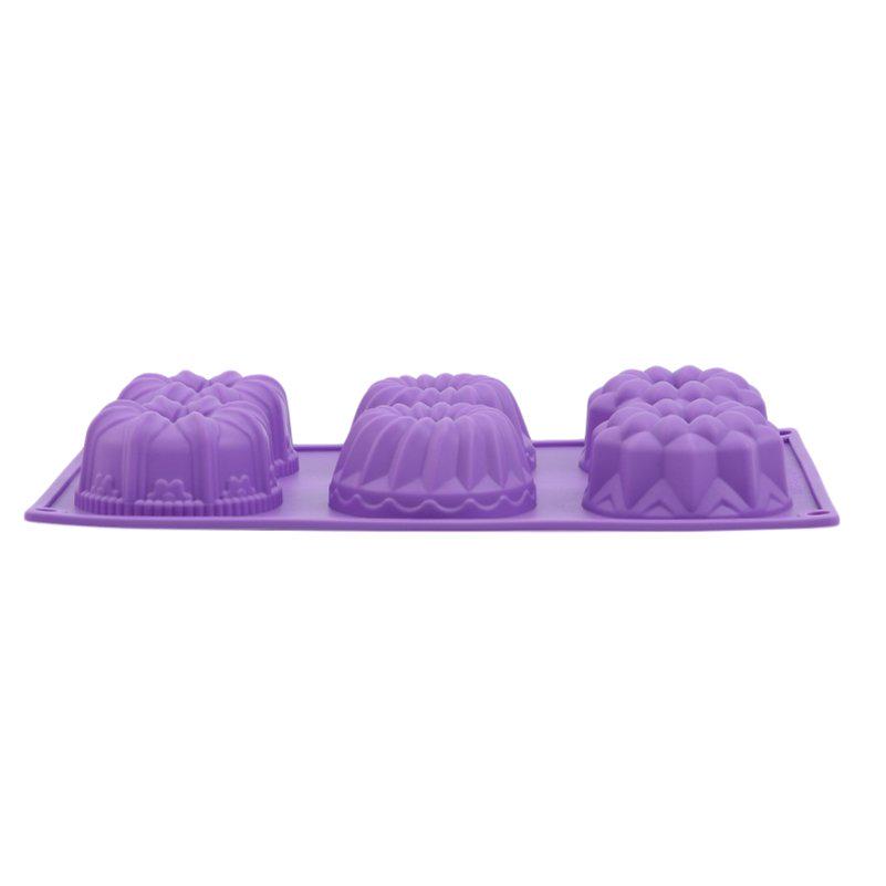 Flower Shaped 1Pc Silicone Bakeware Mold Baking Tool Donuts DIY Cake Baking Molds