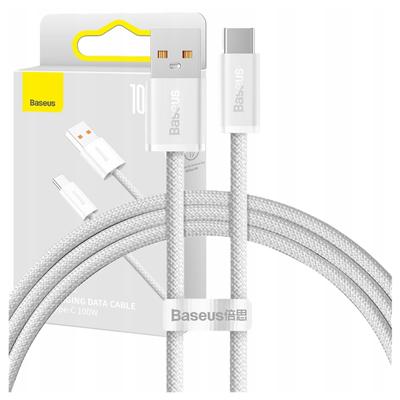 Baseus Dynamic Series USB To USB-C Cable, 100W, 2M (White)