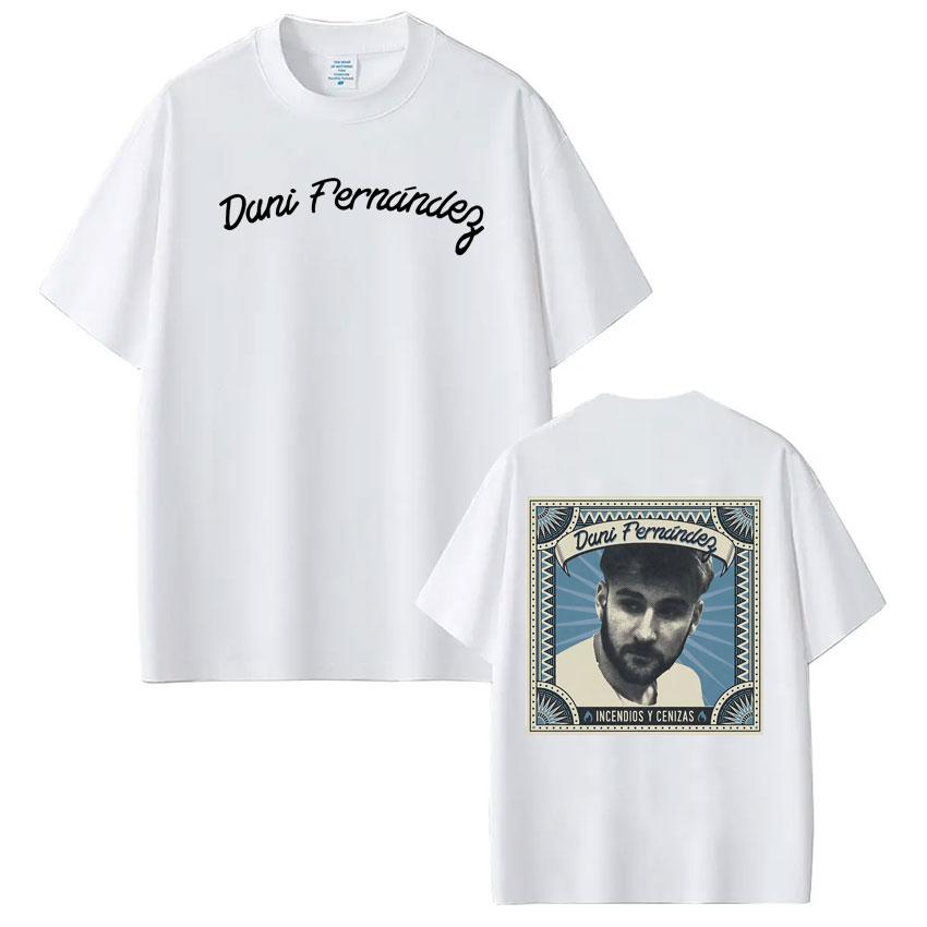 Rapper Dani Fernandez Vintage Graphic T-shirts Men Hip-hop T-shirts 2026 Spring Summer Cotton HarajukuStreetwear T-shirts