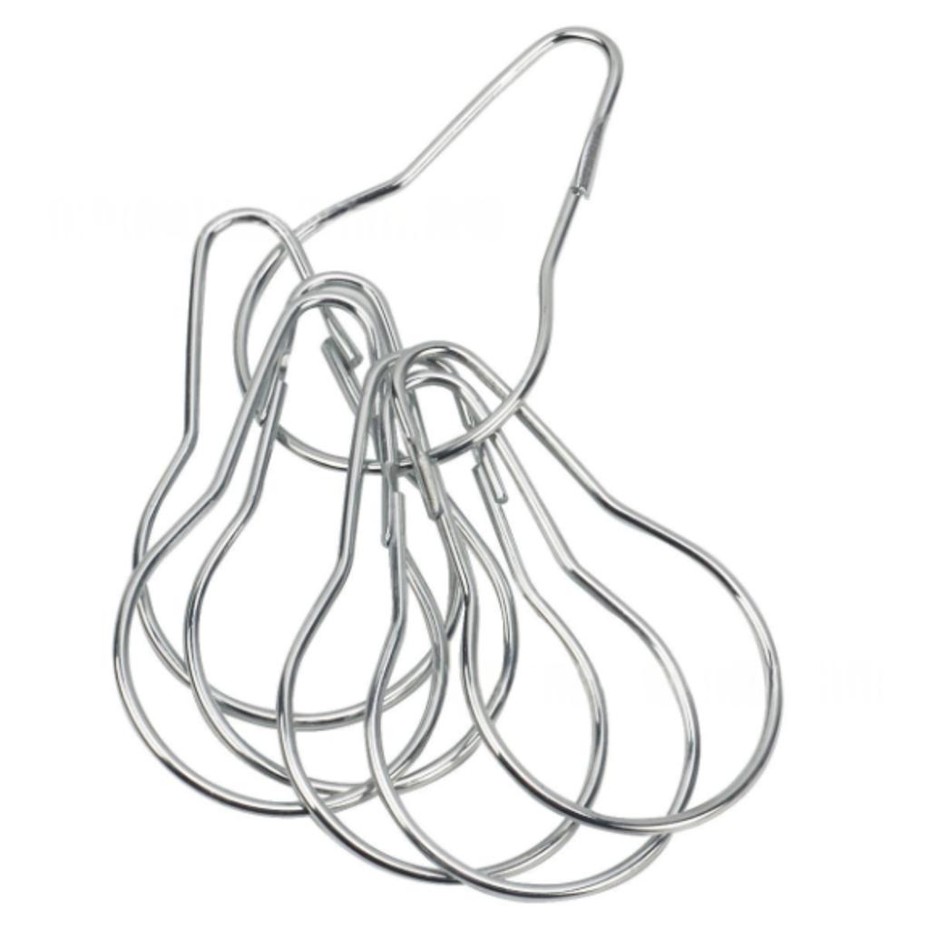 60/30/4/2pcs Retro Iron Curtain Holdback Wall Hanger Mounted Metal Hooks U Shaped Curtain Loop Holder Wall Tie Back With Screw