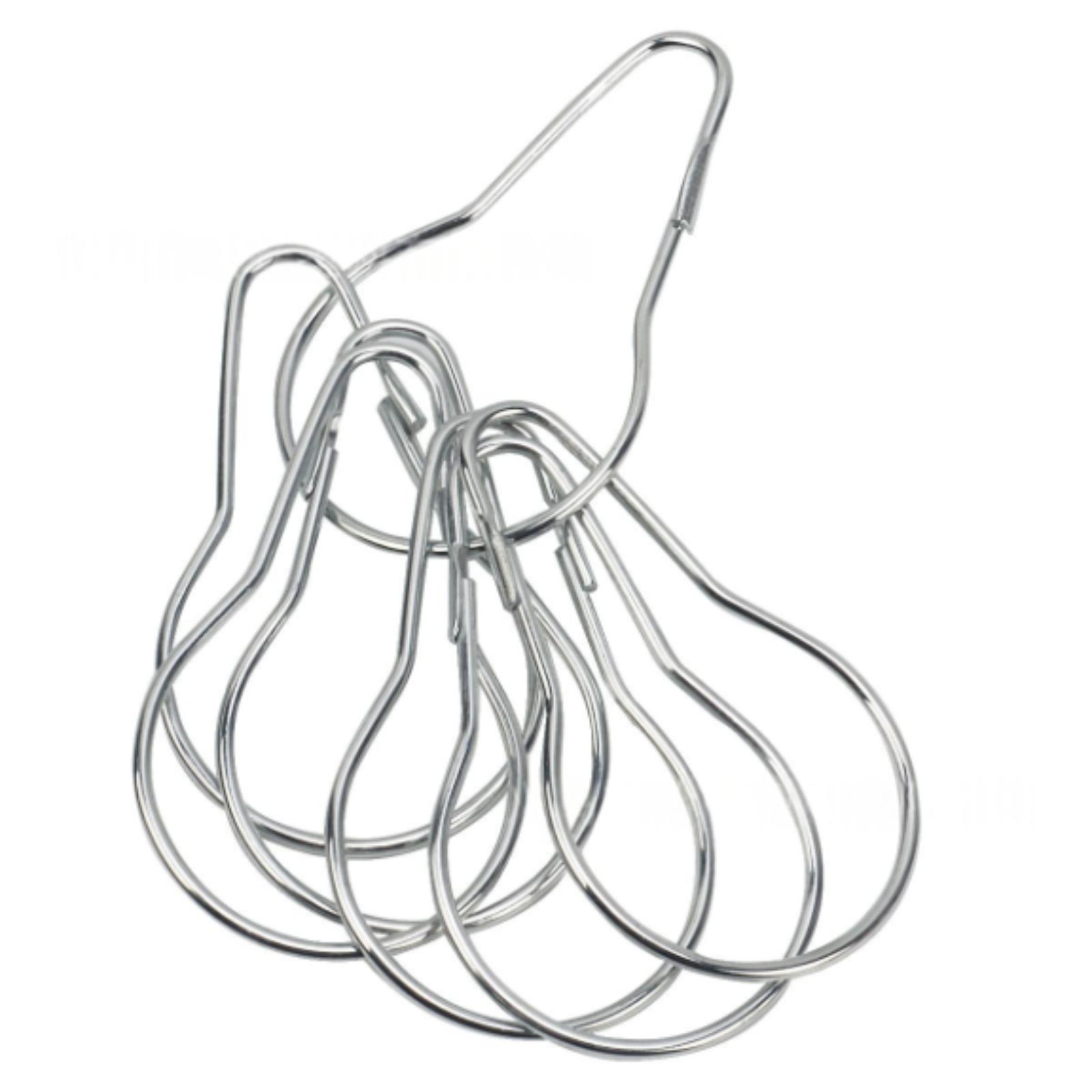 

60/30/4/2pcs Retro Iron Curtain Holdback Wall Hanger Mounted Metal Hooks U Shaped Curtain Loop Holder Wall Tie Back With Screw