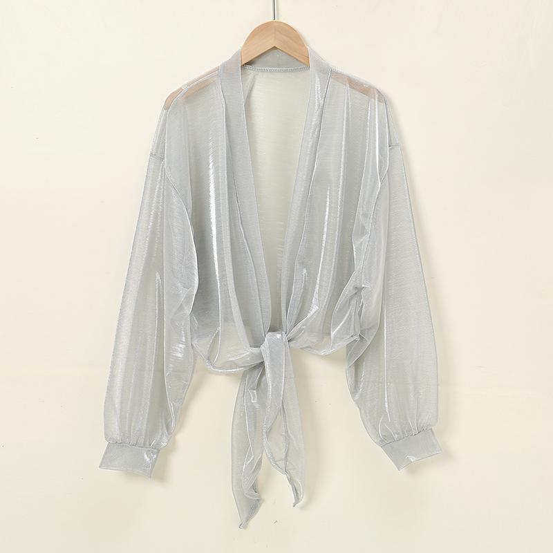 Летний однотонный градиентный солнцезащитный шаль-накидка для женщин, элегантная, однотонная, тонкая одежда, внешняя УФ-защита, шарф, дорожная, пляжная накидка