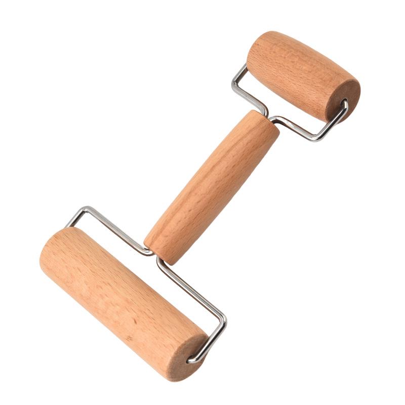 Non-stick Stainless Steel T-shaped Rolling Pin for Dough & Dumpling Wrappers