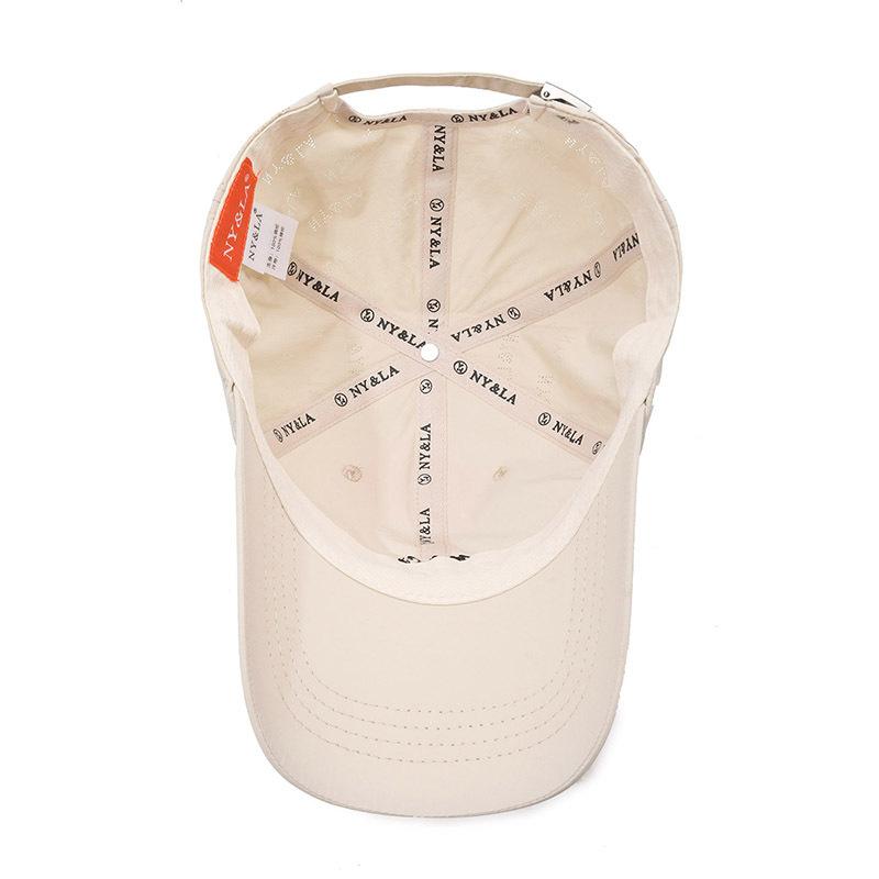 New Embroidery Ball Baseball Cap Sports Sunscreen Men's and Women's Sun Hats Breathable Versatile Casual Duck Tongue