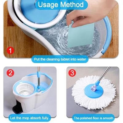 30Pcs Home Floor Cleaning Tablets Wood Floor Polish Kitchen Bathroom Detergent Vclean Spot Pills Tile White Stone Cleaner