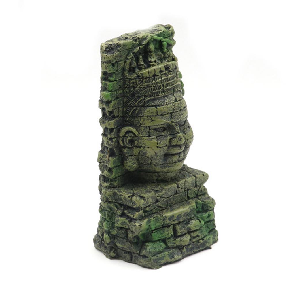 Landschaft künstliche römische Büste Landschaft Aquarien Dekorationen für Aquarien Terrarium Garnelen Statue Ornamente