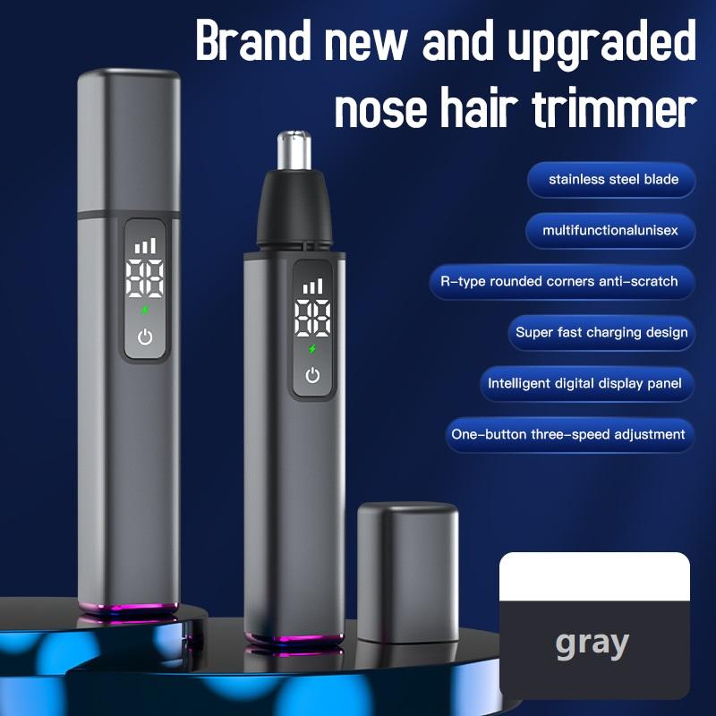 Afișaj digital LED nou îmbunătățit, aparat de tuns electric multifuncțional pentru nas, pentru bărbați, pentru curățarea părului, foarfece pentru bărbierit, mașină pentru păr pentru nas.