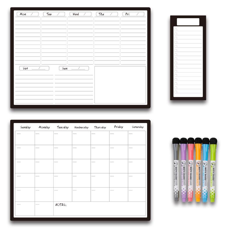 

Магнит на холодильник, наклейка, прозрачный акриловый календарь, еженедельный планировщик, магнитное расписание, многоразовая доска, сообщение на холодильник, меню, гаджеты