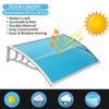 120x75cm Durable Door Canopy Awning Door & Window Awning for Outdoor Entrance Patio Sunshade