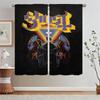The Ghosts Band Living Room Curtain Tiebacks Curtains for Living Room 2 Pieces Free Shipping Black Out Curtains Blackout Blinds
