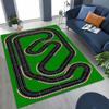 Child Urban City Road Traffic Learning Interactive Game Playroom Rug for Bedroom Living Room Sofa Home Doormat Decor,Non-slip